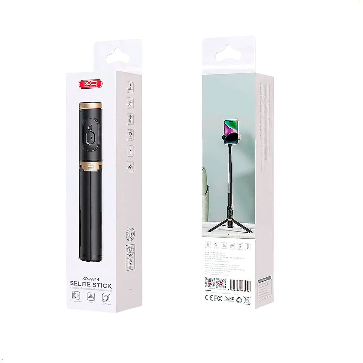 XO - Palo Selfie Tripode XO SS14 Para Celular Go Pro 70cm Bluetooth