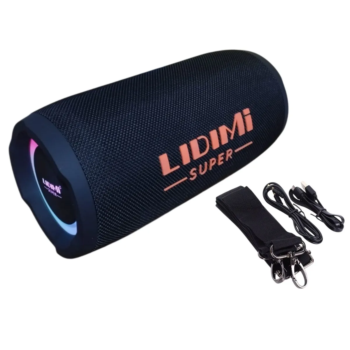 LIDIMI - Parlante LIDIMI SUPER D-S683 60 Watts Luces LED RGB USB BT TF TWS