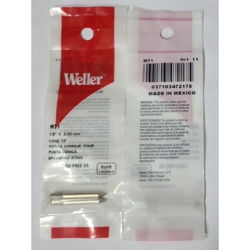 GENERICO - Punta Para Cautín Weller 25w Blister 2und