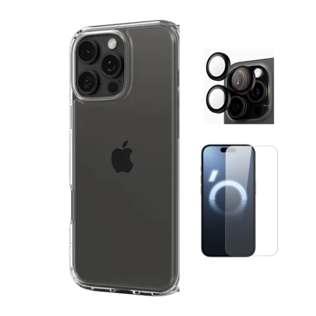 SPIGEN - CASE PARA IPHONE 16 PRO MAX SPIGEN ULTRA HYBRID  Y VIDRIOS