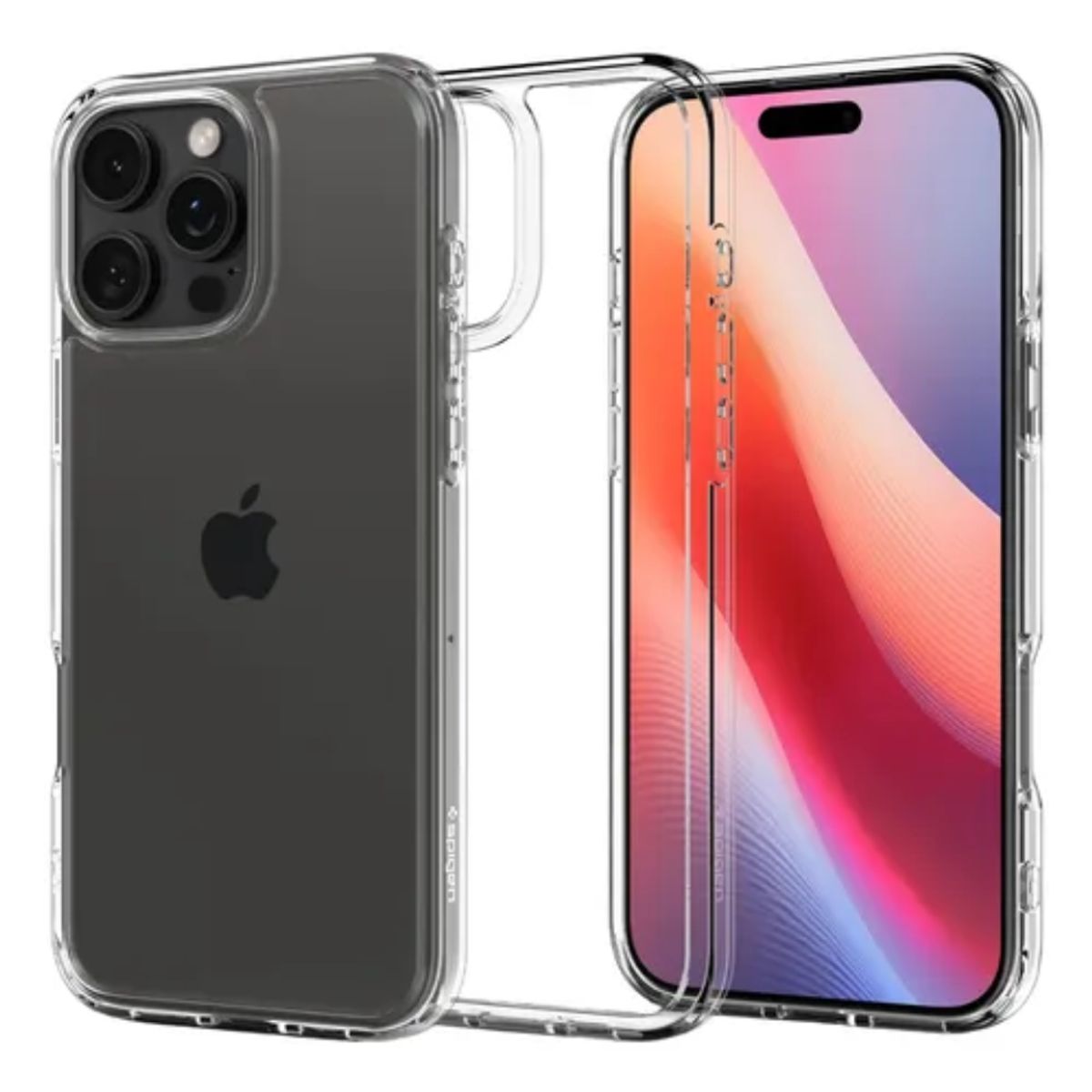 SPIGEN - CASE PARA IPHONE 16 PRO MAX SPIGEN ULTRA HYBRID  Y VIDRIOS