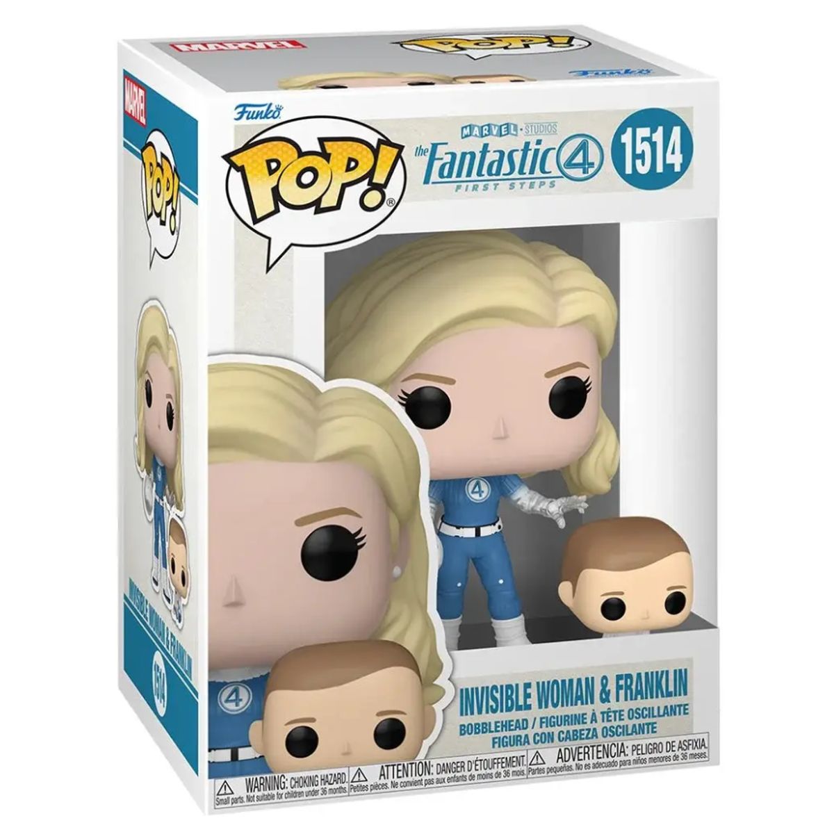 FUNKO - Funko Pop Mujer Invisible Franklin Los 4 Fantásticos Fantastic Four