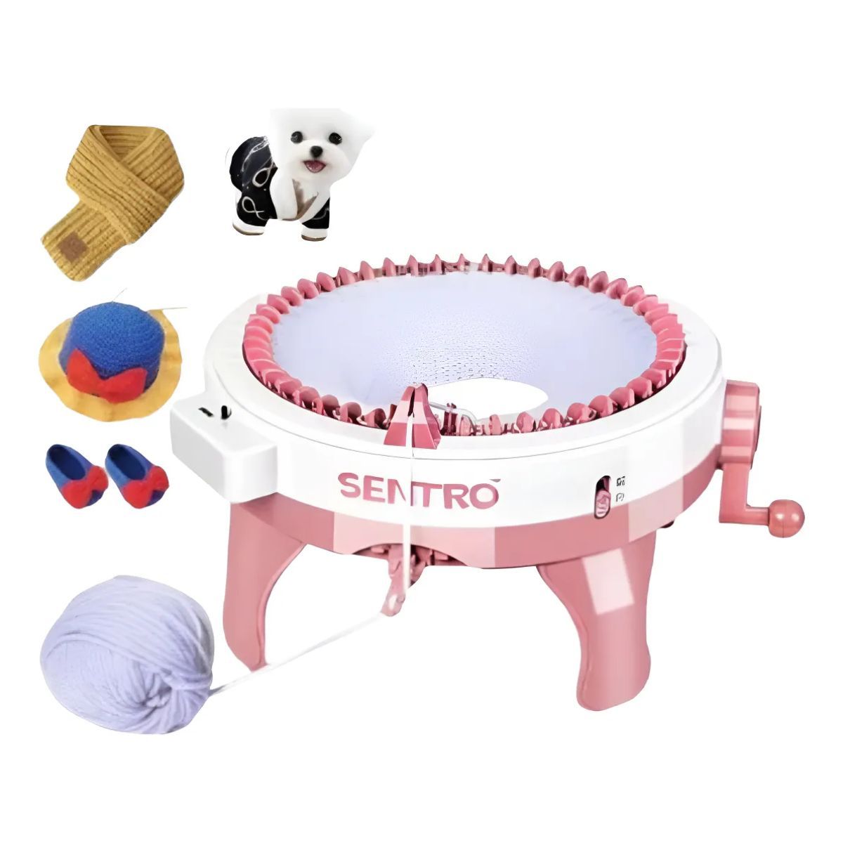 GENERICO - Tejedora Circular Manual Grande Sentro de 48 Agujas