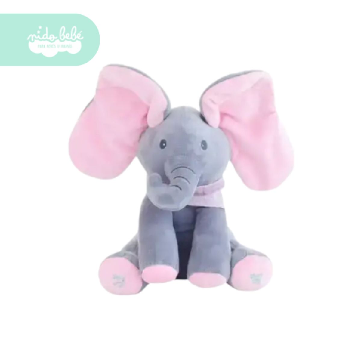 BABY - Elefante Interactivo Musical de bebe pink