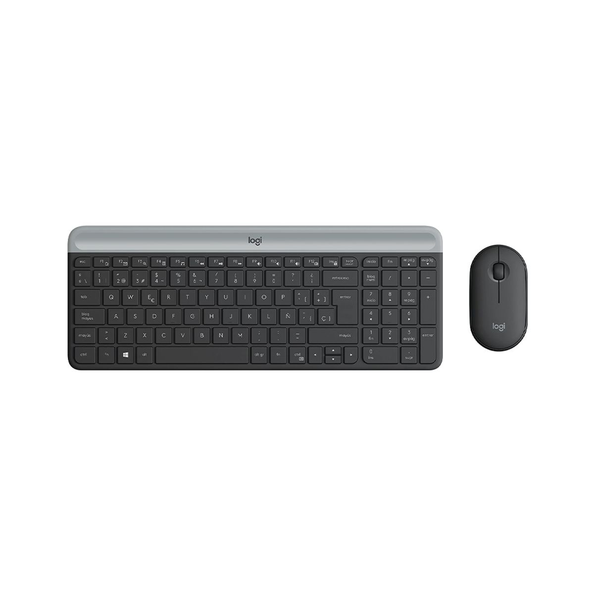 LOGITECH - Teclado y Mouse Inalambrico Logitech Mk470 Slim Wireless NEGRO