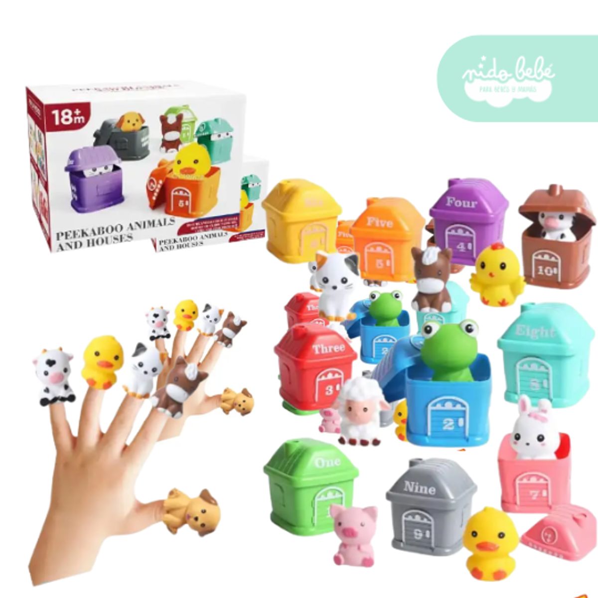 BABY - juguete para niños Peekaboo Animals