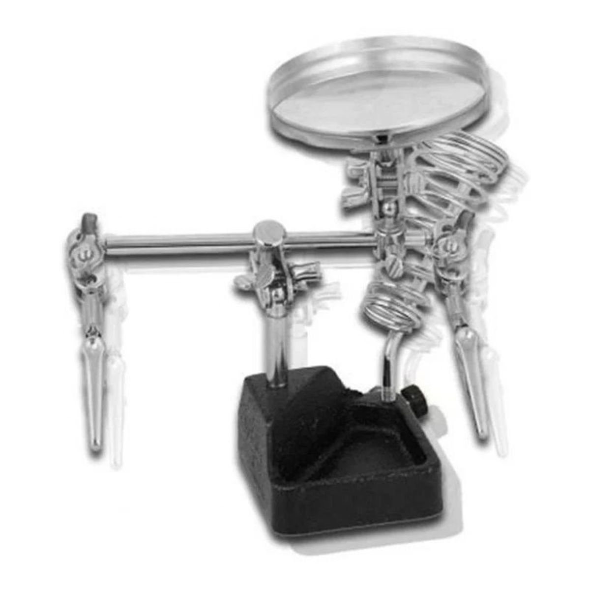 TAKEMA - Porta Cautin Con Cocodrilos Y Lupa TAKEMA ZD-10G