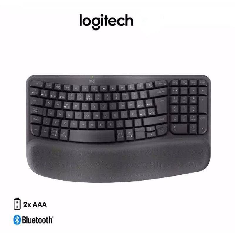 LOGITECH - Teclado Inalámbrico Logitech Ergo Wave Keys