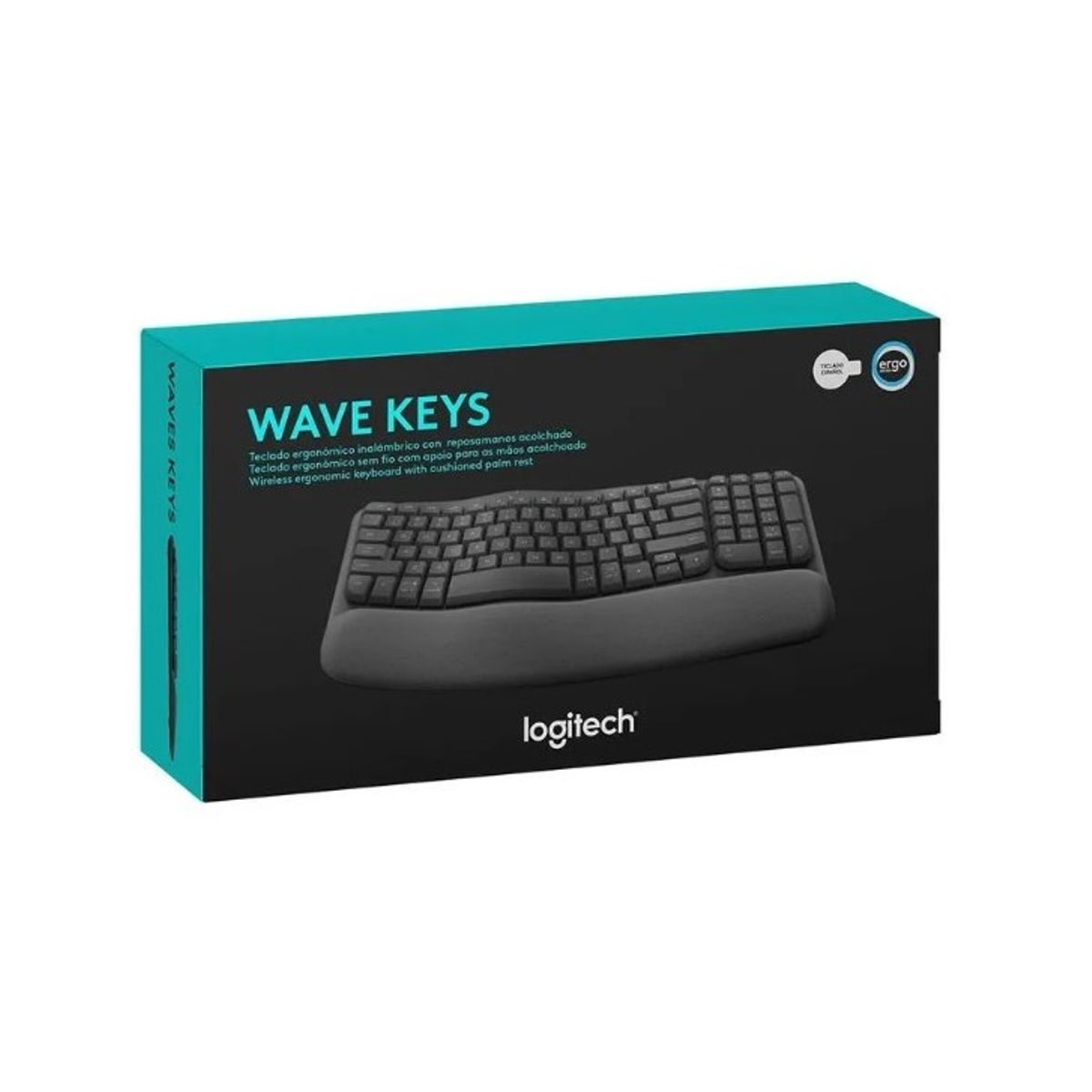LOGITECH - Teclado Inalámbrico Logitech Ergo Wave Keys