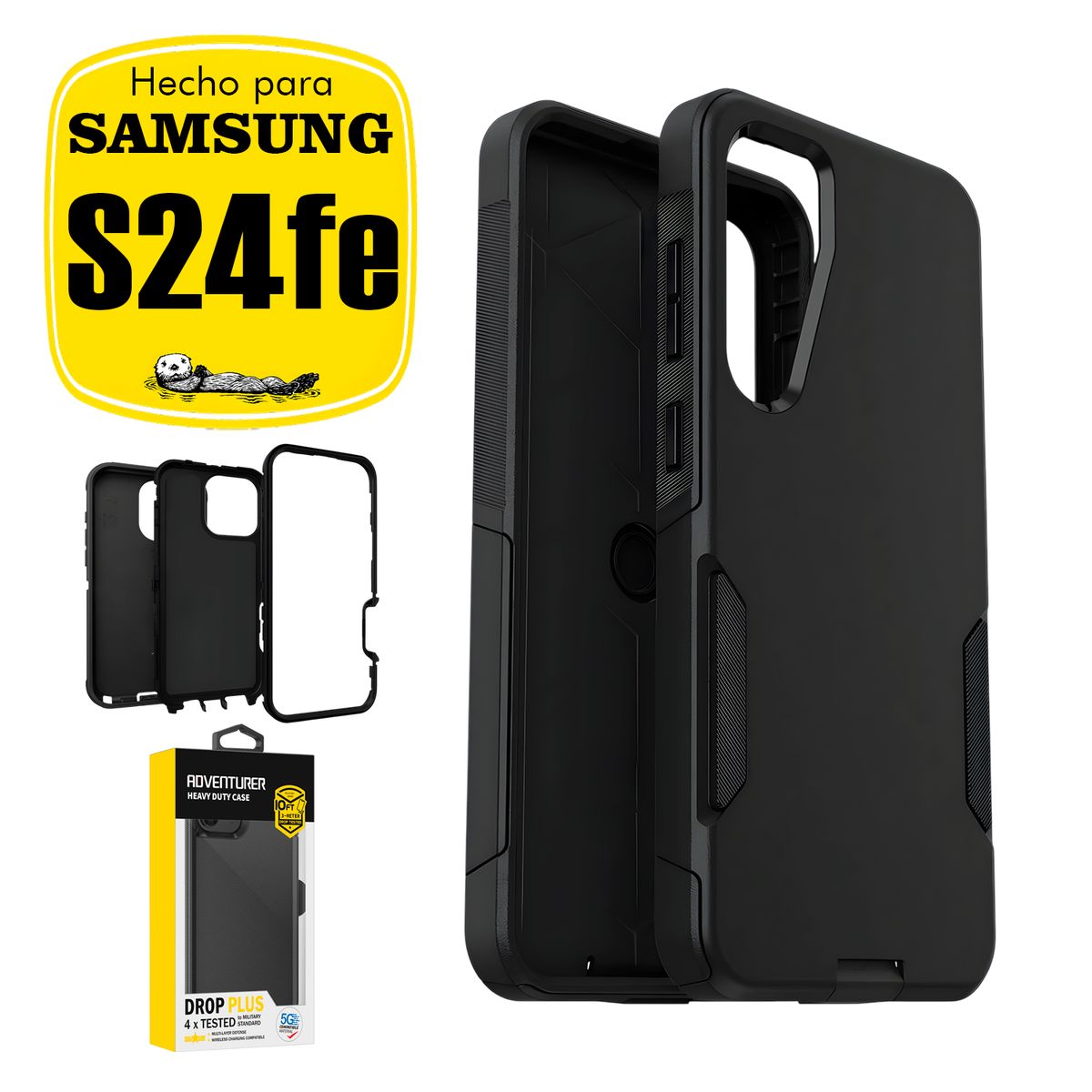OTTERBOX - Funda Case Otterbox Samsung S24 Fe Case Adventurer Para Celular