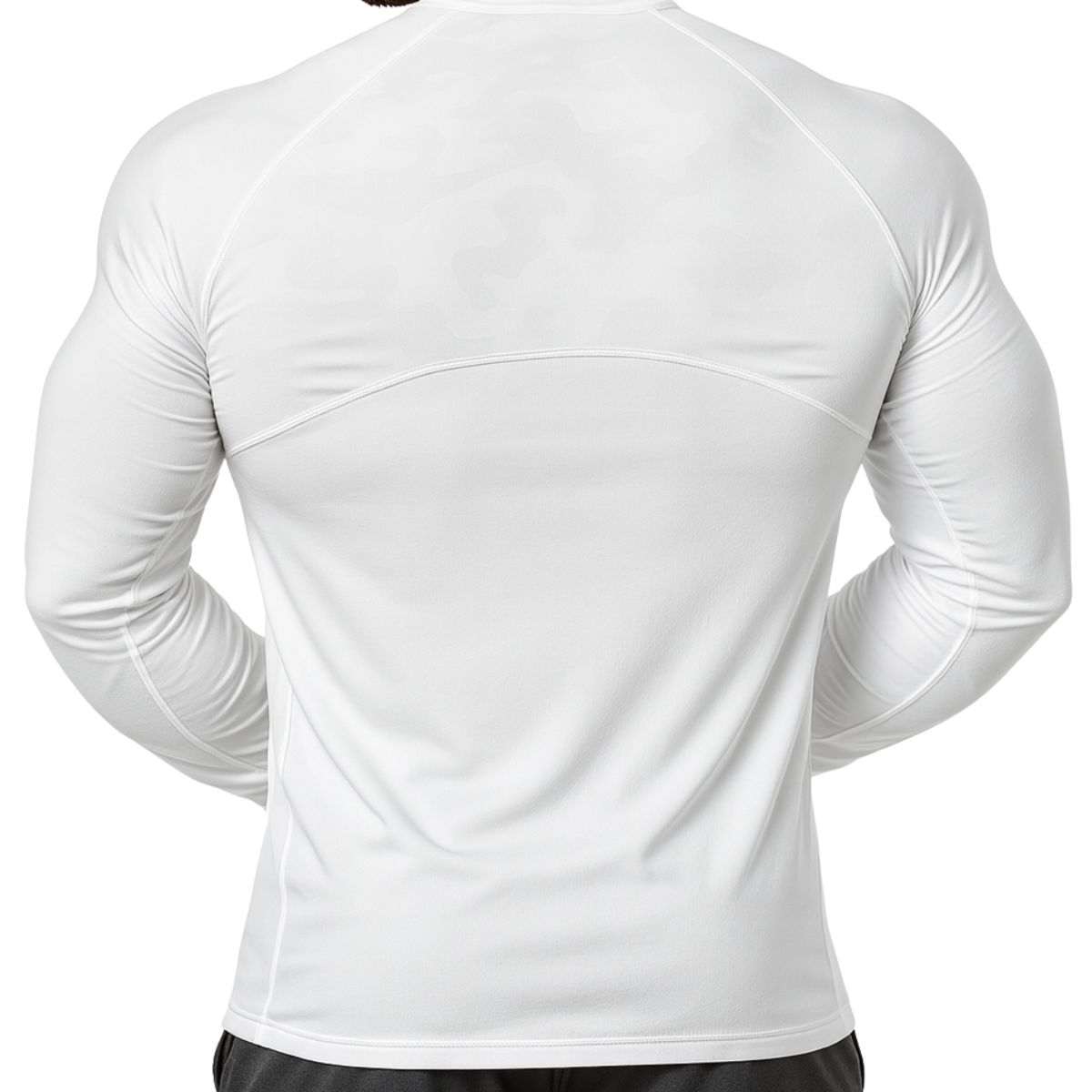 ALPHA FIT - Polo de Compresion deportivo - Ropa deportiva Hombre Gym running Alpha