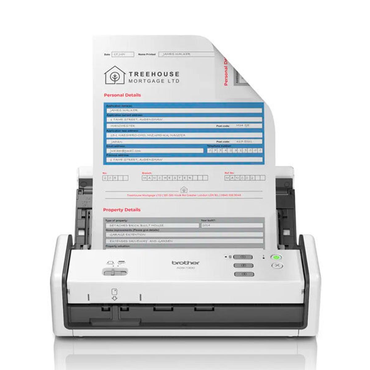 BROTHER - SCANER DE DOCUMENTOS BROTHER ADS-1300 DUPLEX