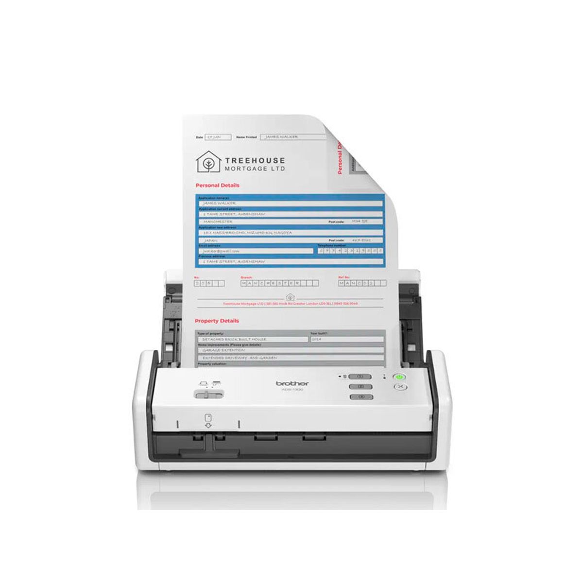 BROTHER - SCANER BROTHER ADS-1300 DUPLEX