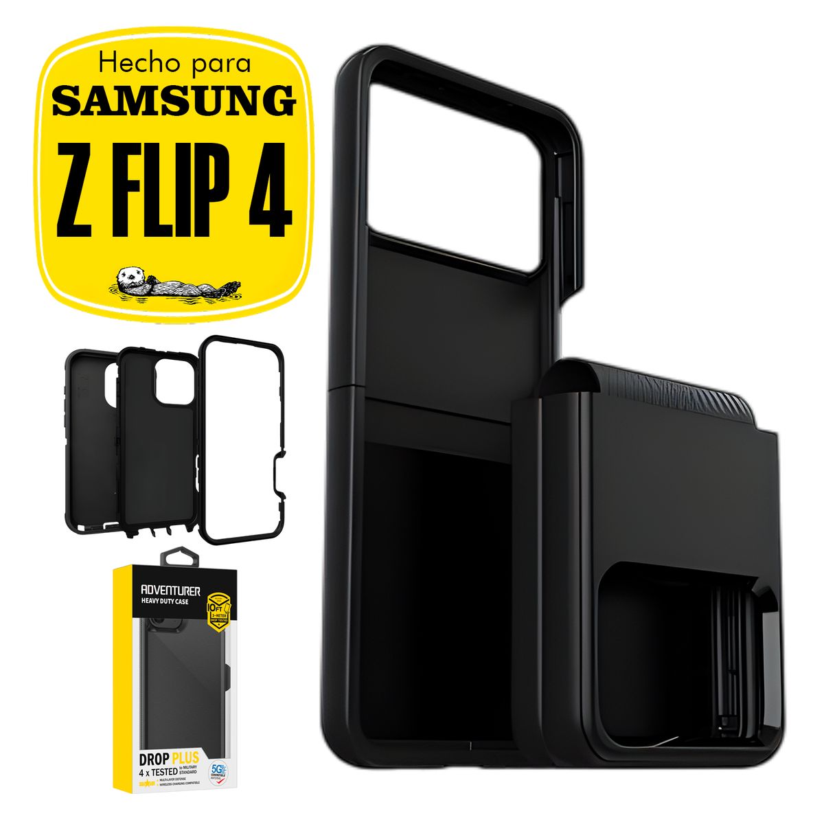 OTTERBOX - Funda Case Otterbox Samsung Z Flip 4 Case Adventurer Para Celular