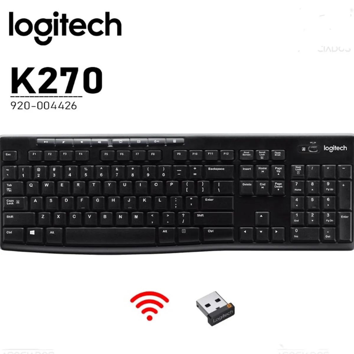 LOGITECH - Teclado Logitech K270 Inalámbrico