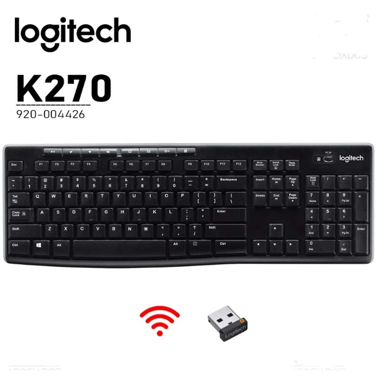 LOGITECH - Teclado Logitech K270 Inalámbrico
