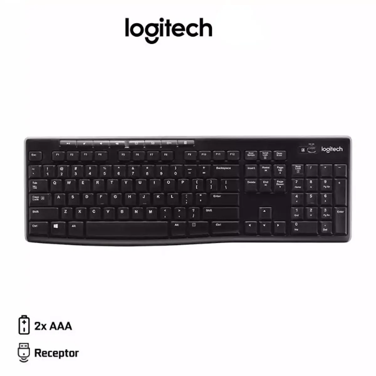 LOGITECH - Teclado Logitech K270 Inalámbrico