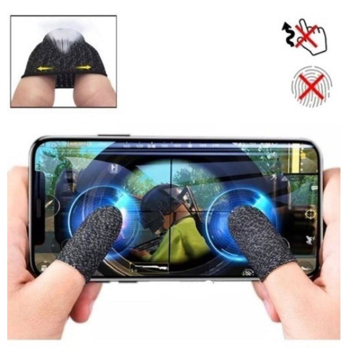 GENERICO - Dedales Fundas Antisudor Dedos Gamer