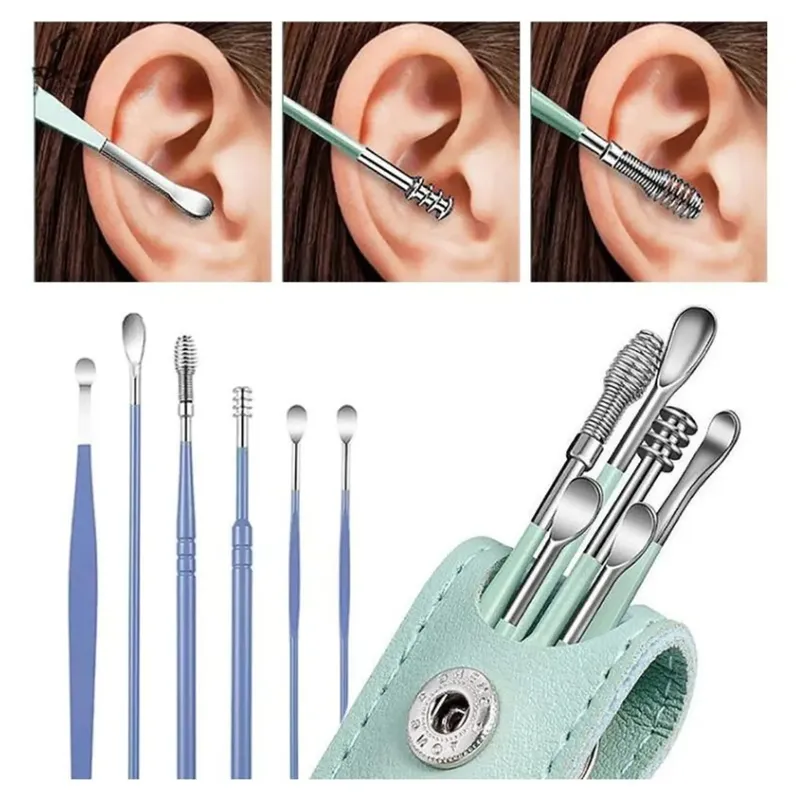 GENERICO - Kit de Limpieza de Oídos más Estuche