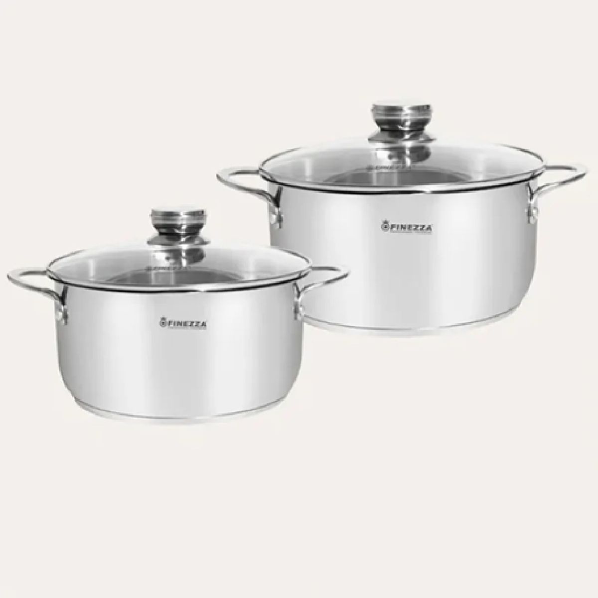 FINEZZA - Juego De Ollas De ACERO INOXIDABLE 8 piezas FZ-980AE-IN