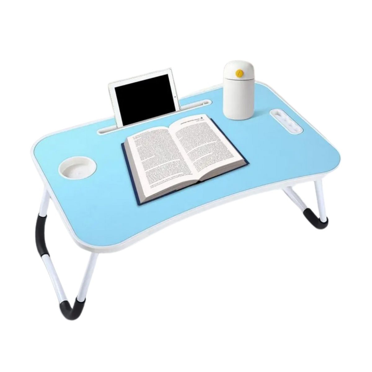 GENERICO - Mesa Para Laptop Plegable Portatil Soporte  Multifuncional Celeste