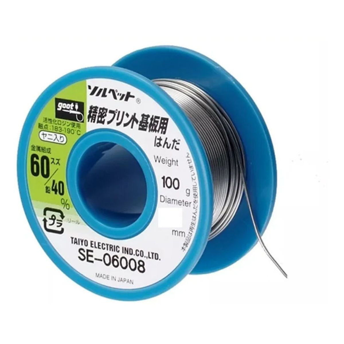 GOOT - Estaño Goot 6040 De 06mm SE-06006