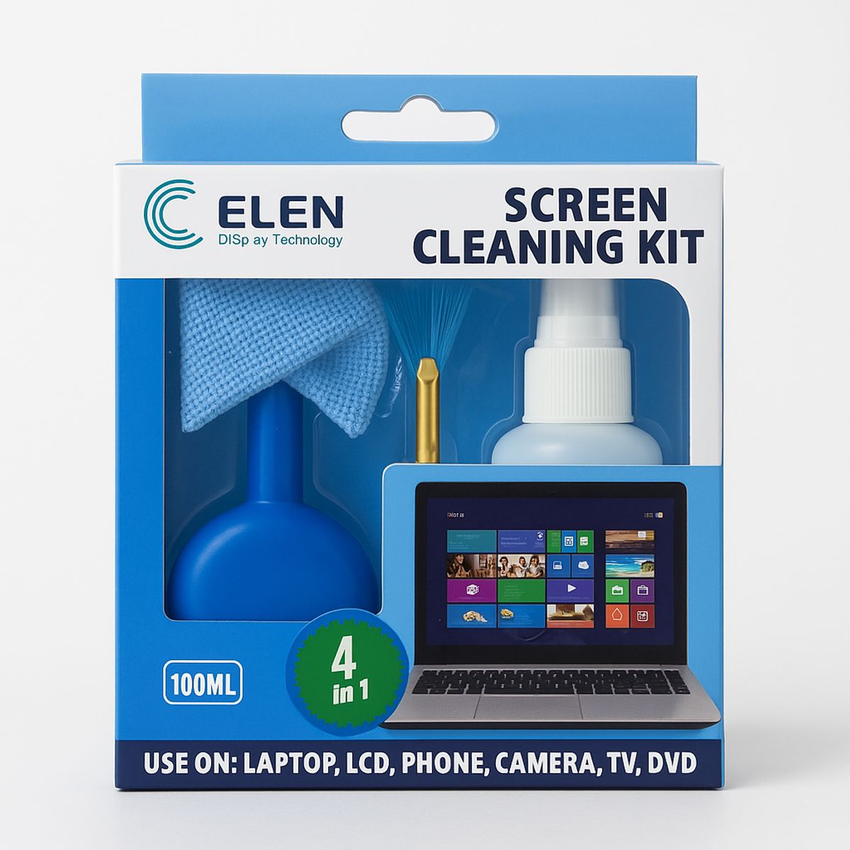 GENERICO - Kit de limpieza para pantallas Lcd Laptop Tv Auto Tablet