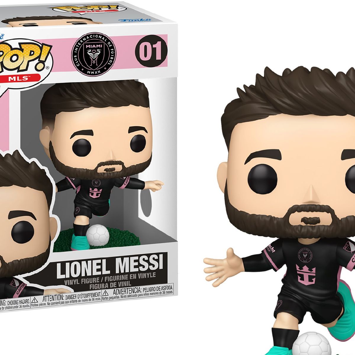 FUNKO - FUNKO POP LIONEL MESSI -  #1 INTER MIAMI MLS FUTBOL