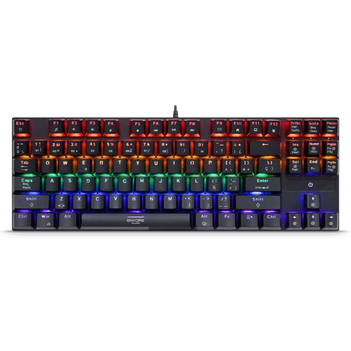 ENKORE - Kit Gamer FALCON ENT G2000-4 Teclado+Auricular+Mouse+Pad Mouse ENKORE