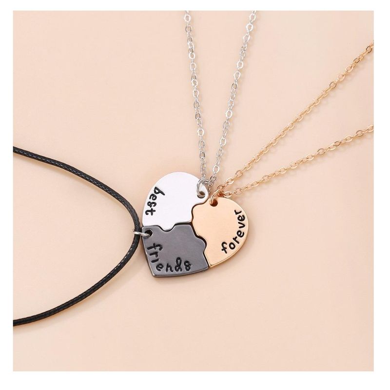 FERNANDA ROMERO JOYAS Y ACCESORIOS - SET DE COLLARES MEJORES AMIG@S - 3 COLLARES BEST FRIENDS FOREVER