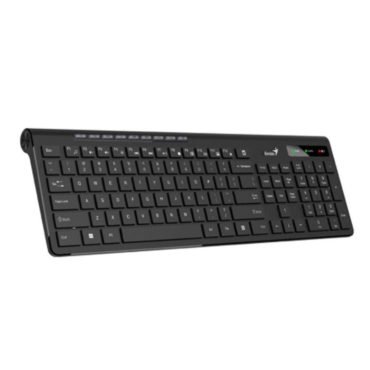 GENIUS - Teclado Inalámbrico GENIUS SLIMSTAR 7230 MULTIMEDIA SP BLACK