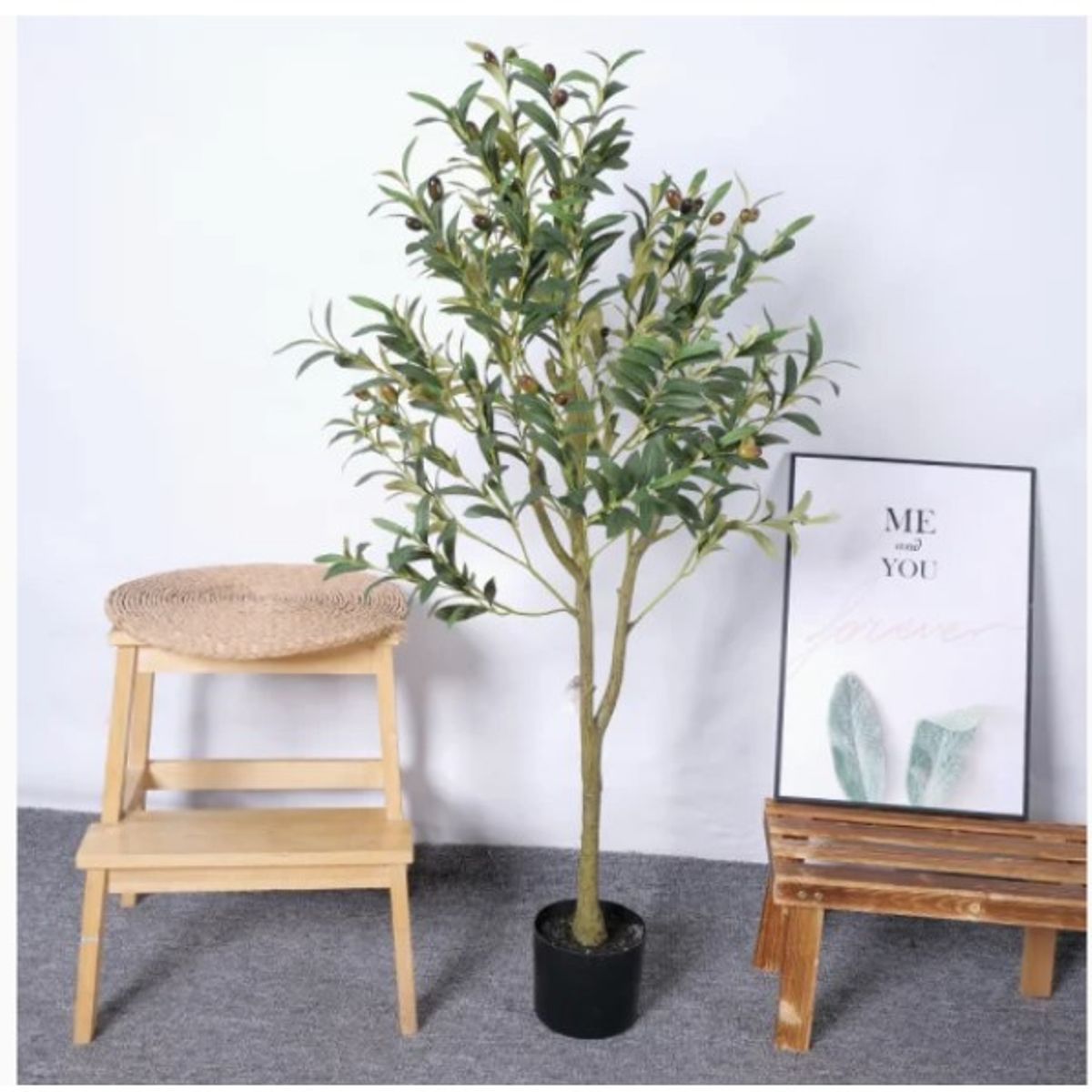 GENERICO - Planta artificial de olivo 1.20 m.