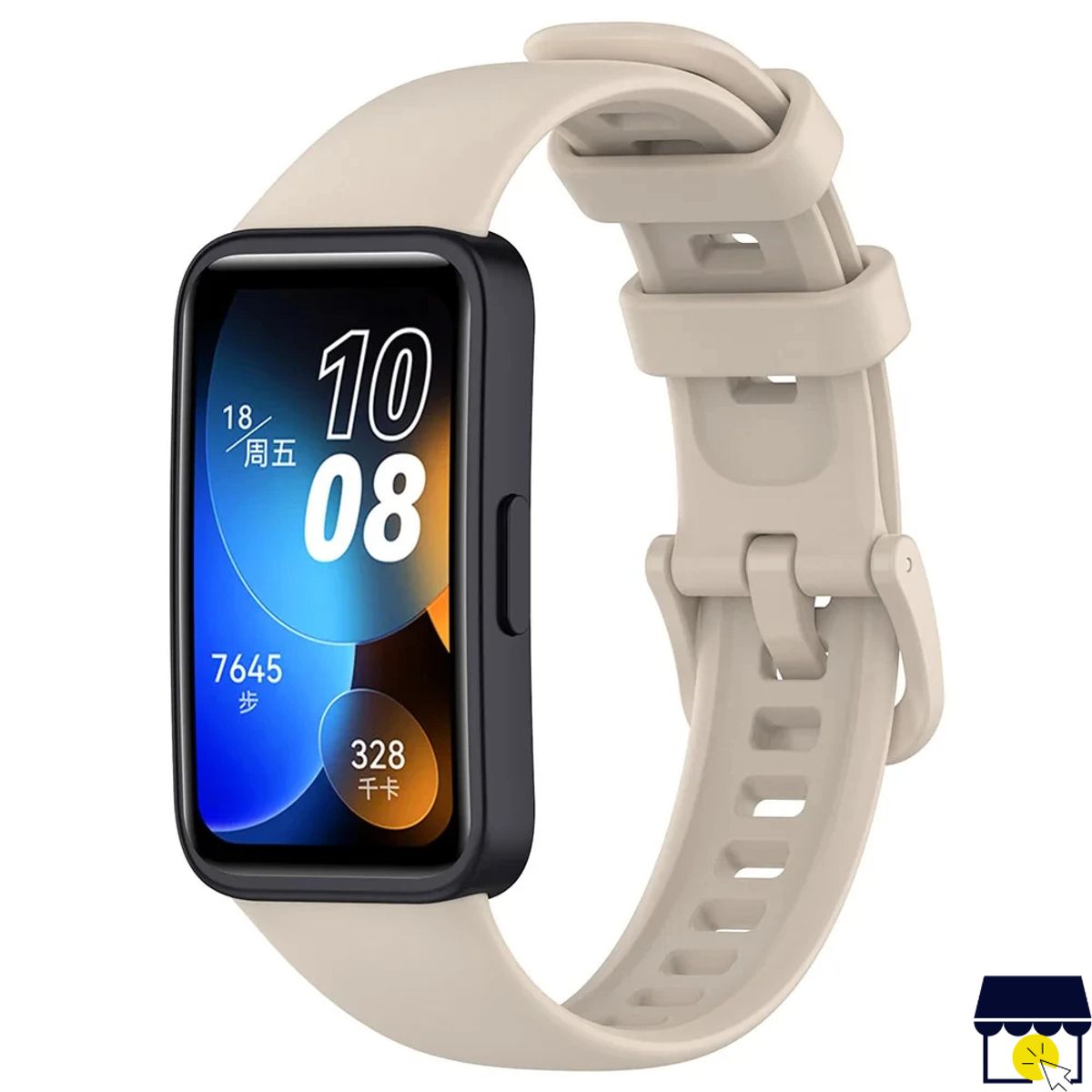 GENERICO - Correa de silicona para Huawei Band 8 / 9 / 10 - Beige