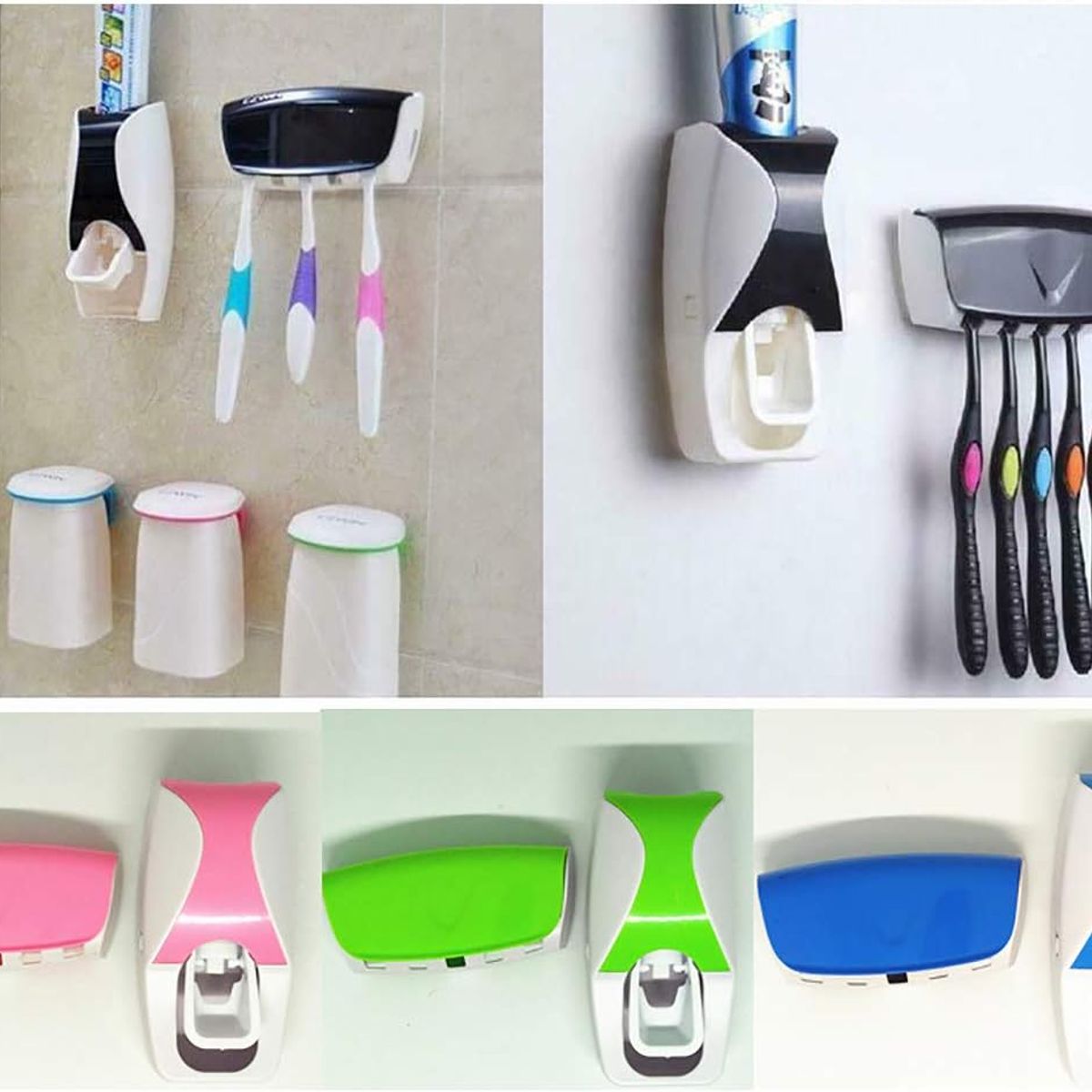 GENERICO - dispensador de pasta de dientes VERDE