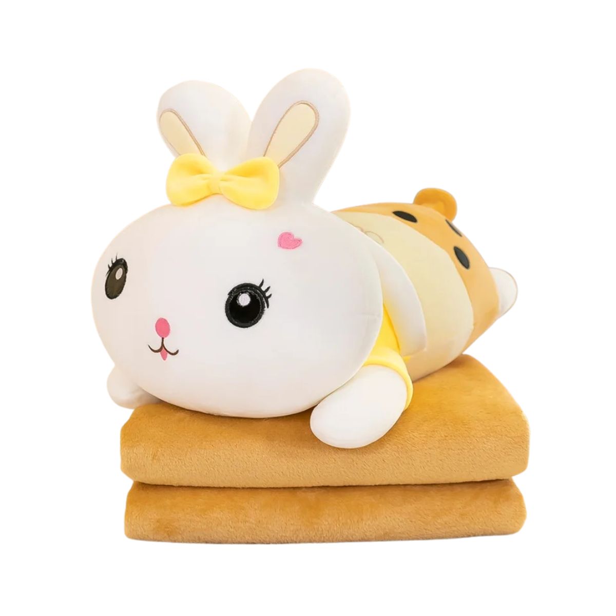 GENERICO - PELUCHE 3 EN 1 CONEJITO CON MANTA GRANDE