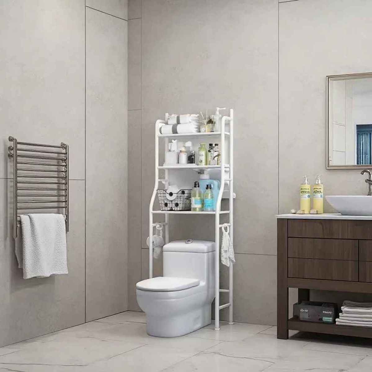 GENERICO - Organizador Para Baño Sobre Inodoro