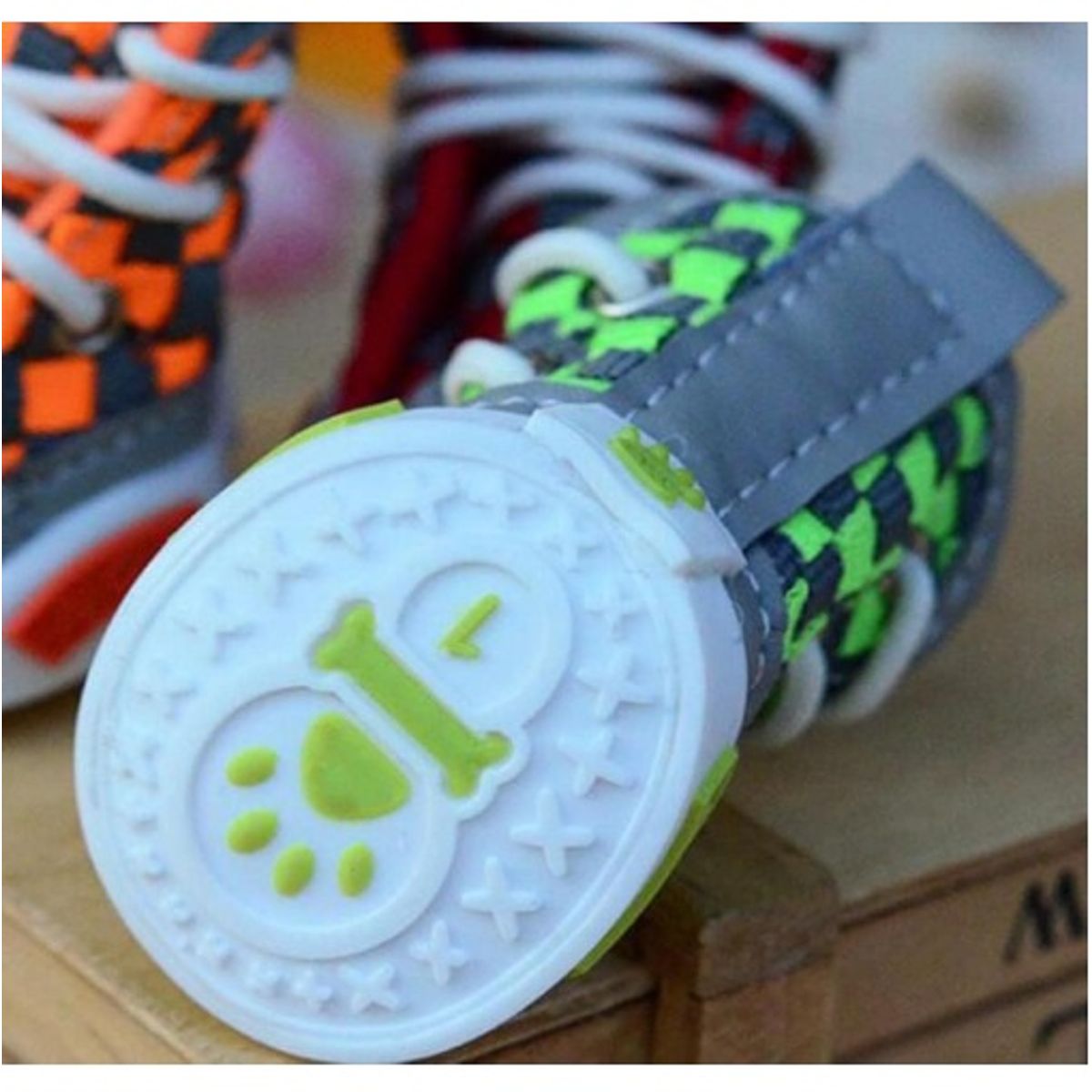 GENERICO - Zapatilla para mascota Talla 4 - Verde