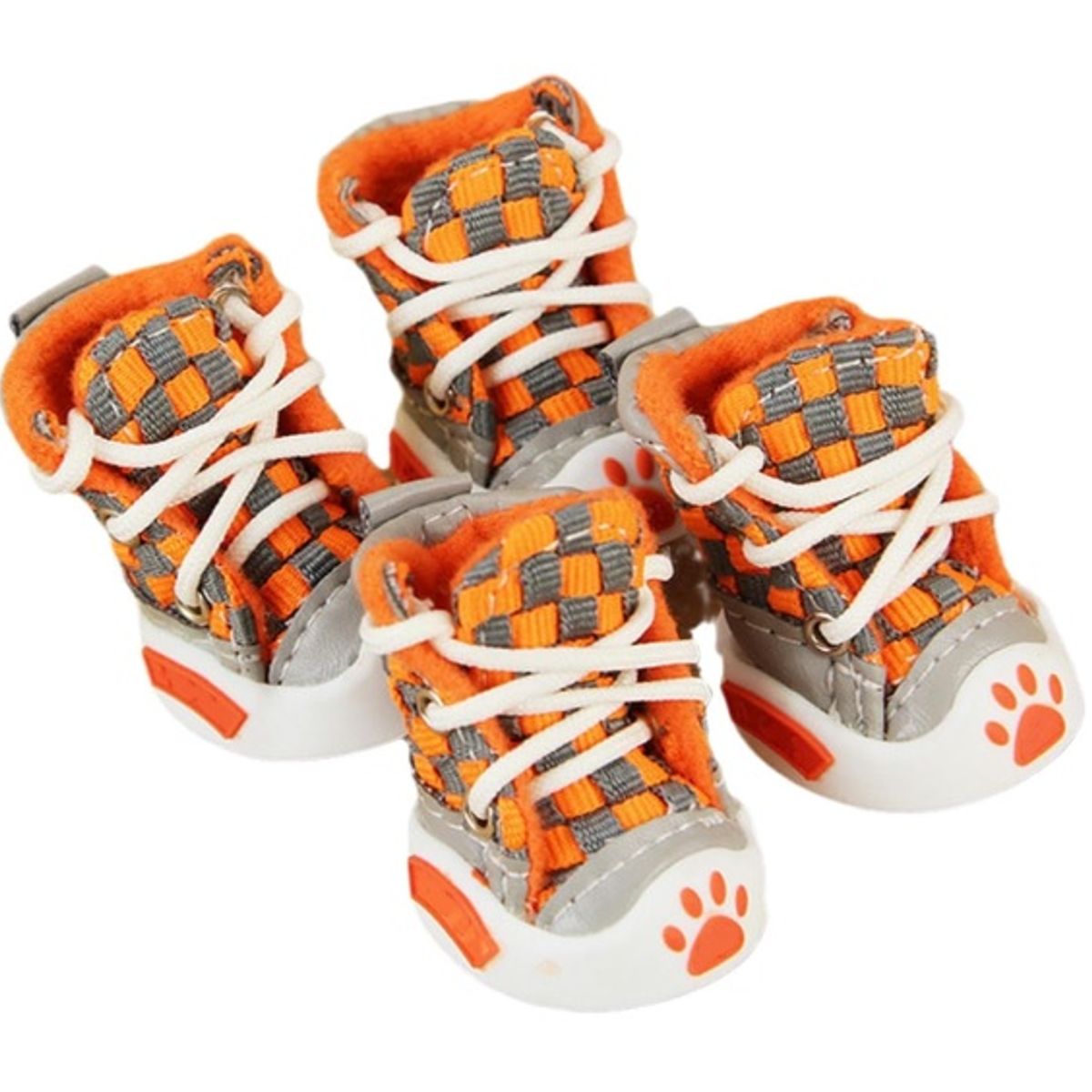 GENERICO - Zapatilla para mascota Talla 2- NARANJA