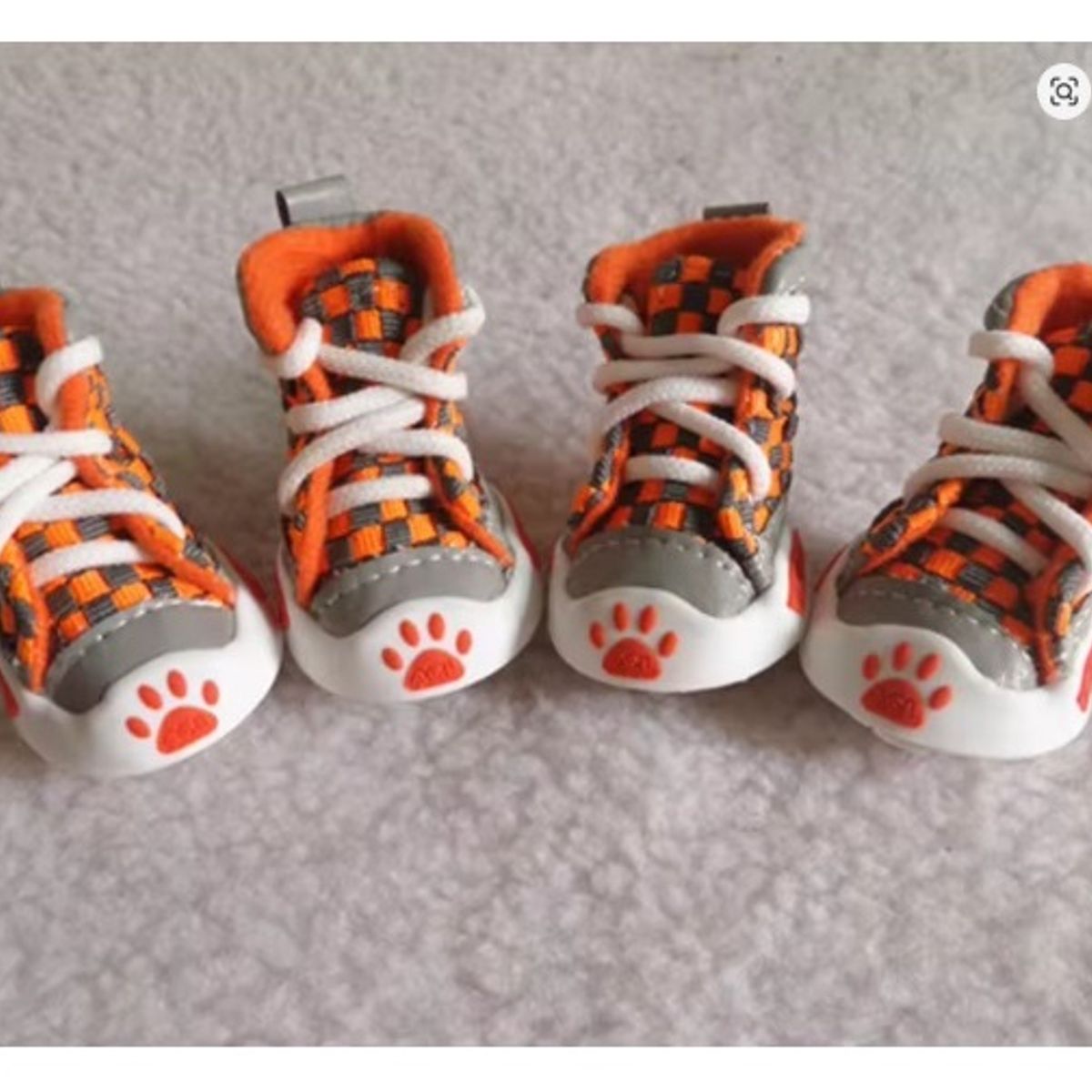 GENERICO - Zapatilla para mascota Talla 2- NARANJA