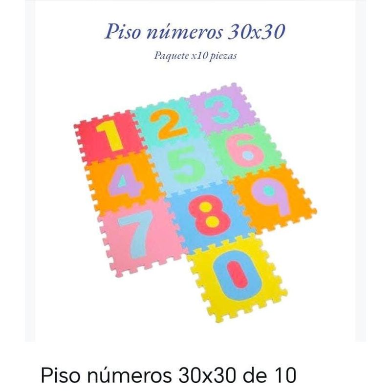 GENERICO - Tapete Foamy Bebé Didáctico bebe