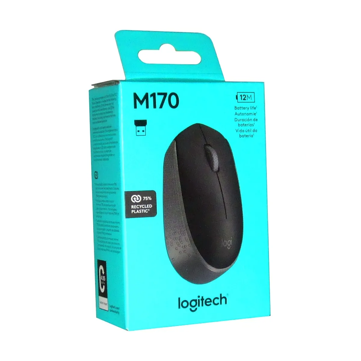 LOGITECH - MOUSE INALAMBRICO NEGROGRIS M170 LOGITECH