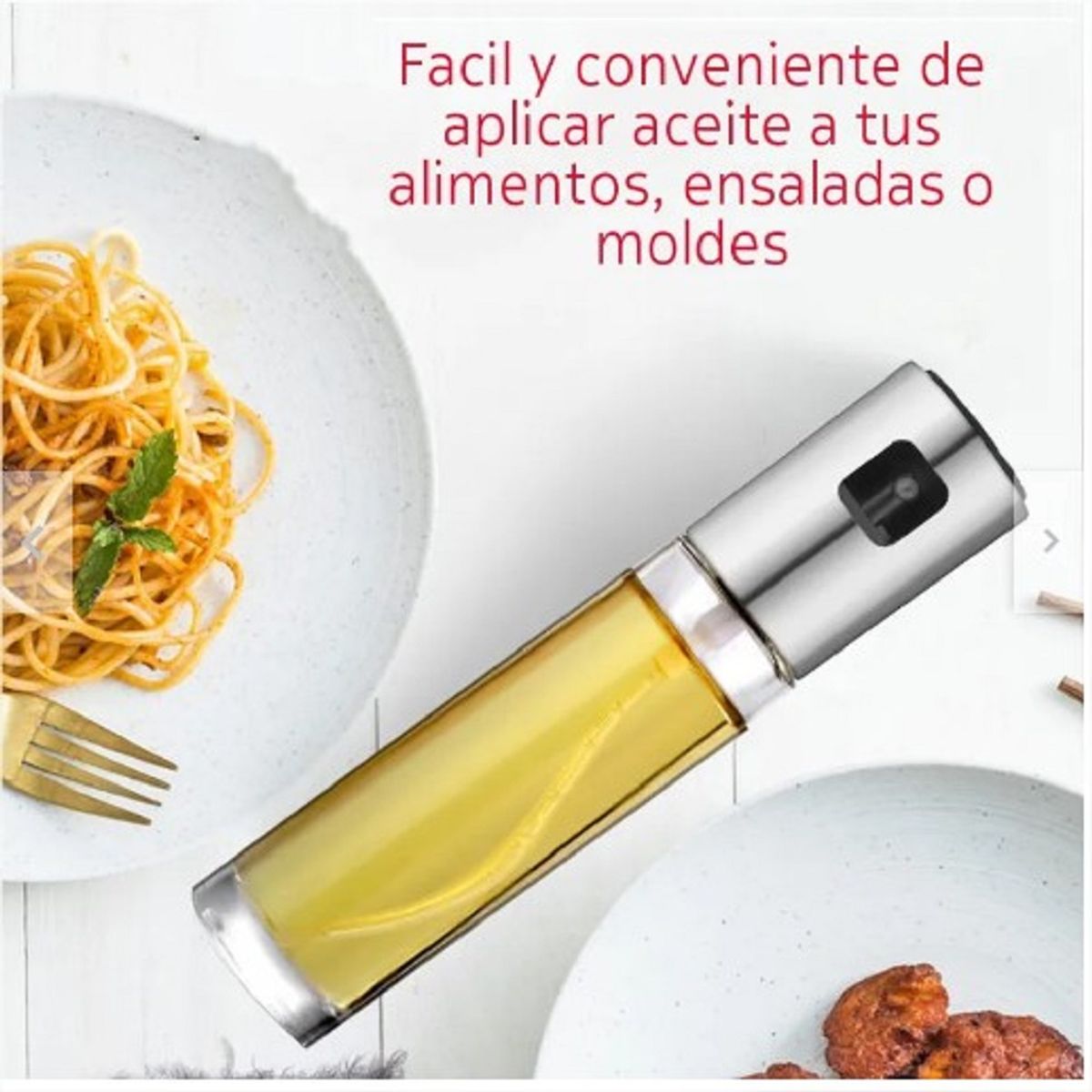 GENERICO - BOTELLA ROCIADOR SPRAY PULVERIZADOR DE ACEITE