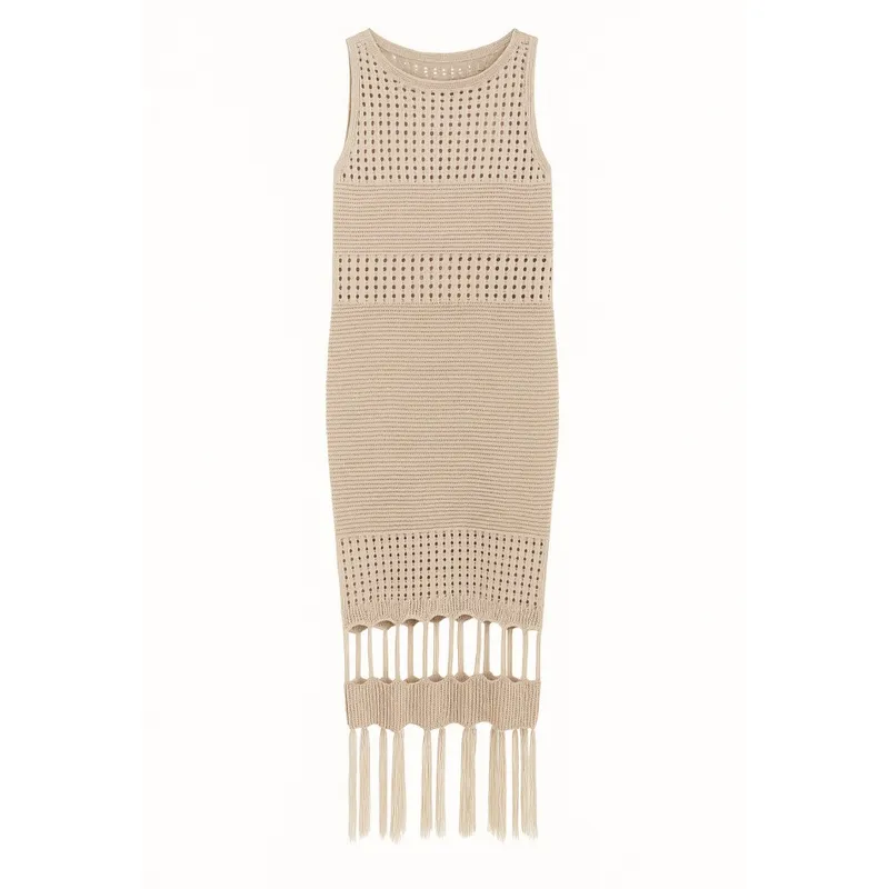 AMA OUTFITTERS - VESTIDO TEJIDO EN HILO BELICE