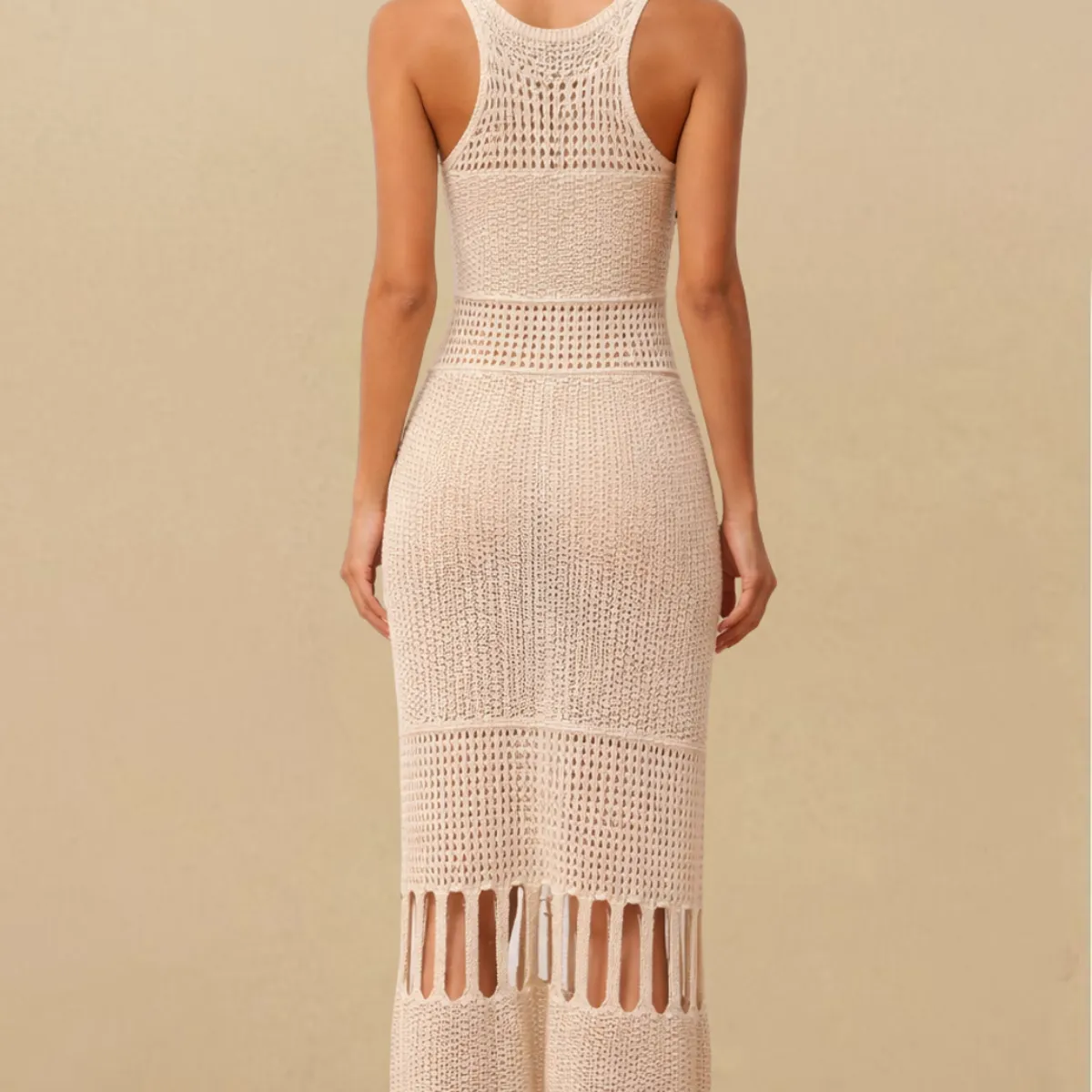 AMA OUTFITTERS - VESTIDO TEJIDO EN HILO BELICE