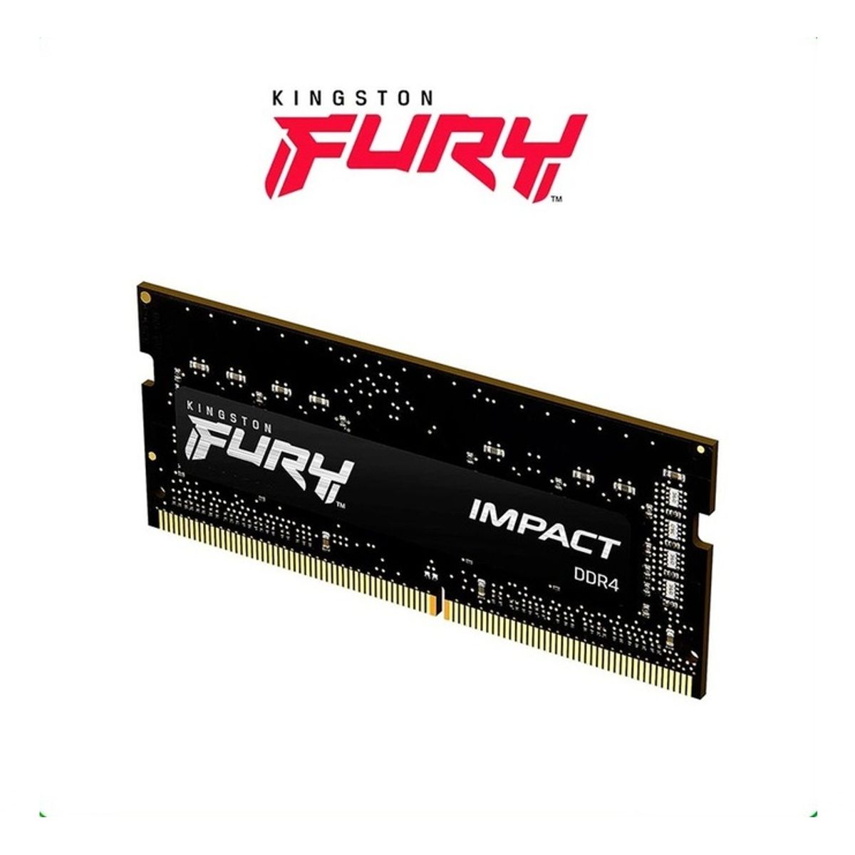 KINGSTON - Memoria Para Laptop Sodimm Kingston Fury Ddr4 8gb Impact (KF432S20IB/8-SP) 3200 MHz