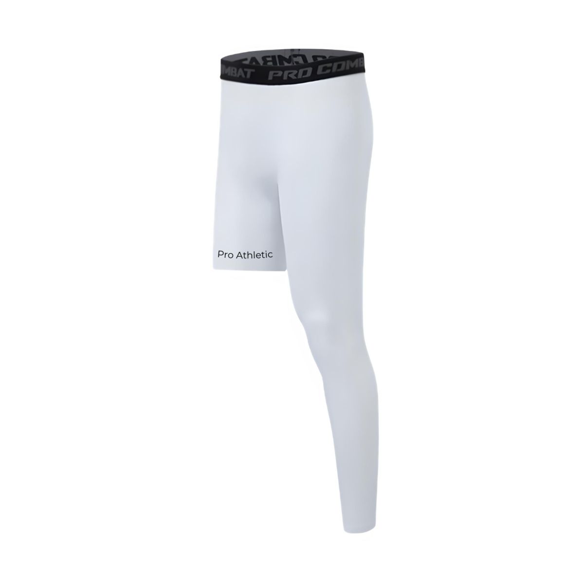 PRO ATHLETIC - PANTALONETA ONE LEG IZQUIERDA - BLANCA