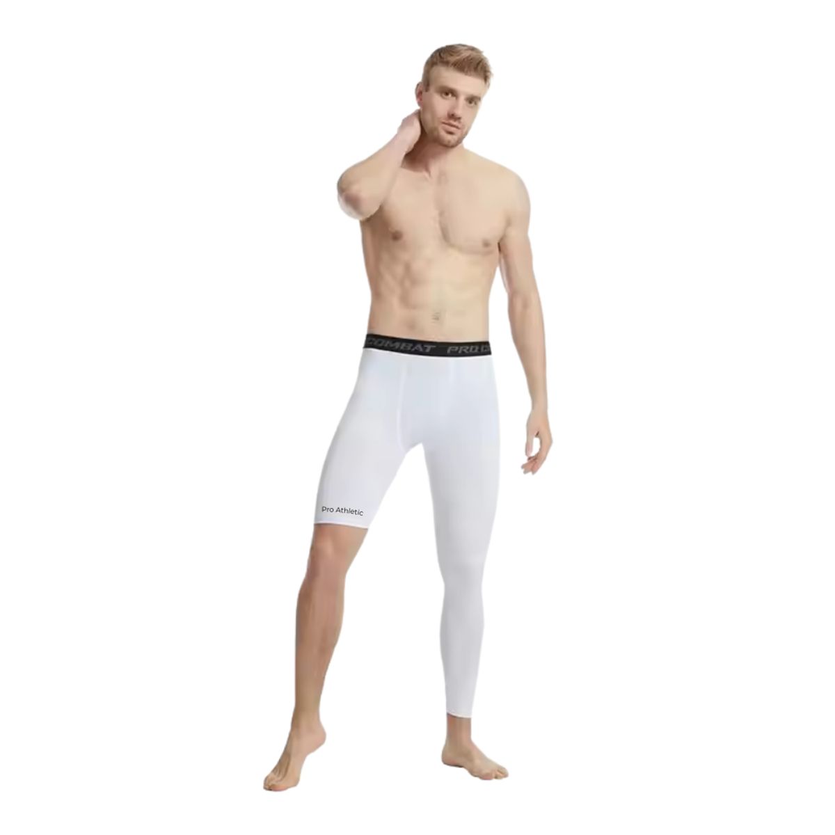 PRO ATHLETIC - PANTALONETA ONE LEG IZQUIERDA - BLANCA