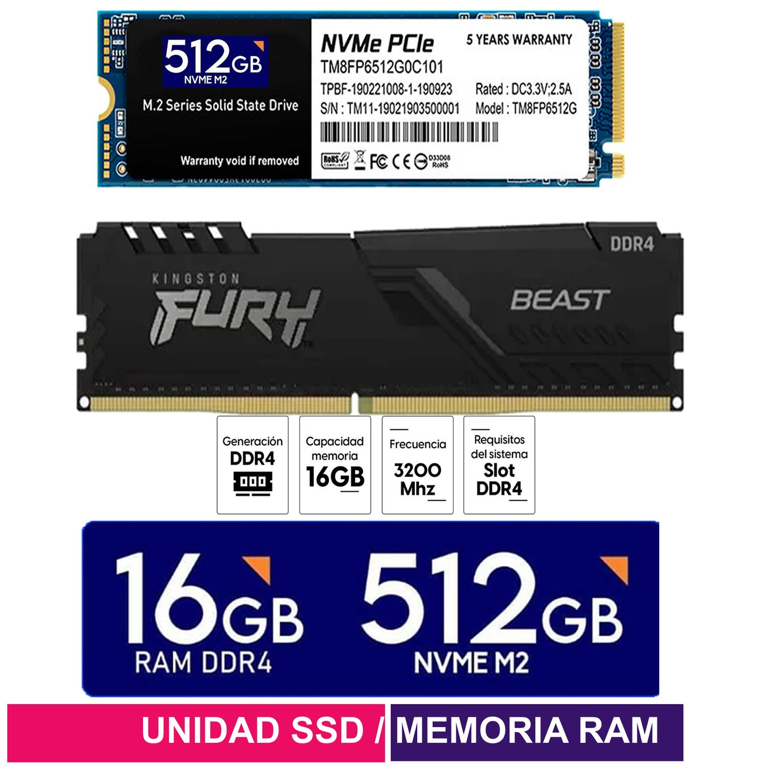 Computadora Pc Intel Core i7 9700  Monitor 24 fhd' RAM 16 GB SSD 500 Tvideo 06