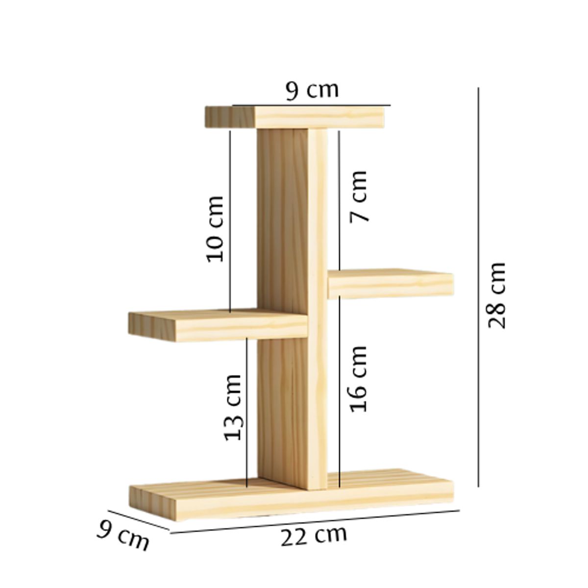 GENERICO - PORTA MACETA  ARGON  ACABADO NATURAL