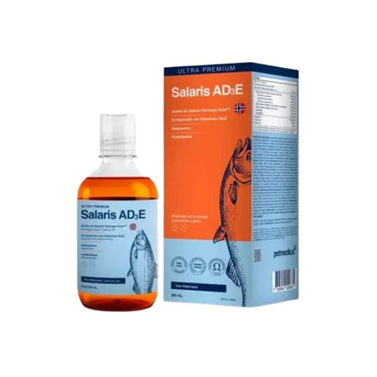 PREMIUM - Salaris AD3E Aceite de Salmon Noruego 380 ml